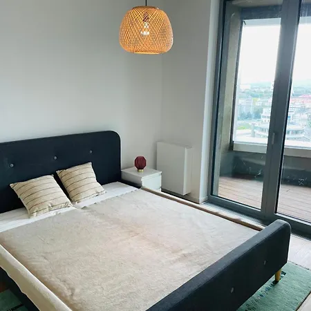 Apartment Skau Sky Park Pearl 17 Floor Panoramic View Free Parking *