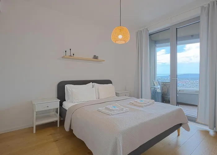 Skau Sky Park Pearl By Zaha Hadid 17 Floor Panoramic View Free Parking Apartament